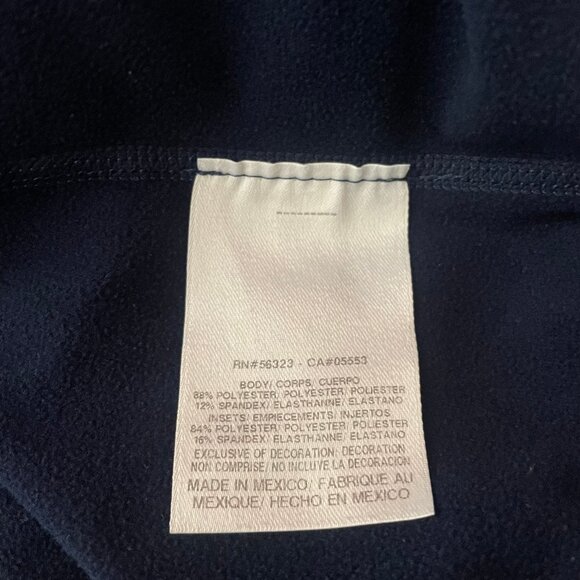 Nike Pro Combat Dri Fit Fitted Shirt Mens Large Mock Neck L/S Blue Gray - Picture 6 of 8